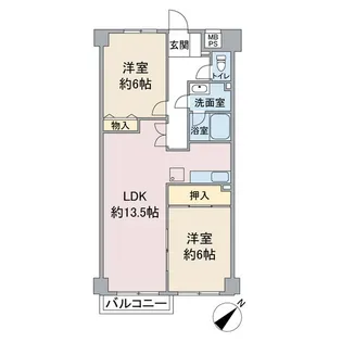 吉祥寺北町ハイム【3階】の間取り