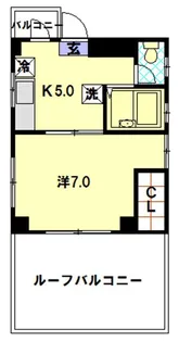 コーポ八幡【4階】の間取り