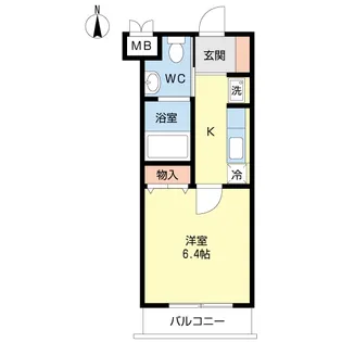 エトワール スユド両国【7階】の間取り