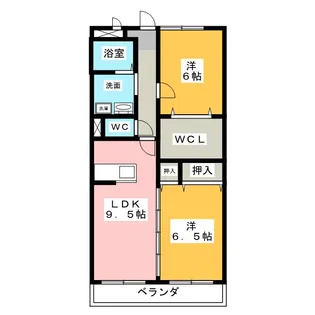 GLAY【2階】の間取り