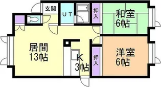 サテライトコート22【3階】の間取り