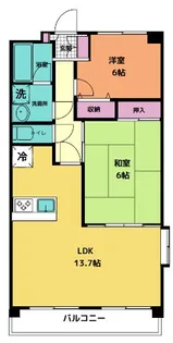 ANDATEABA【3階】の間取り