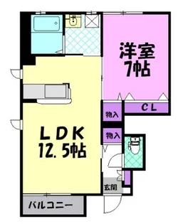 グリーン ヴィラ F【1階】の間取り