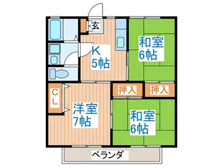 プラザS&Y【2階】の間取り