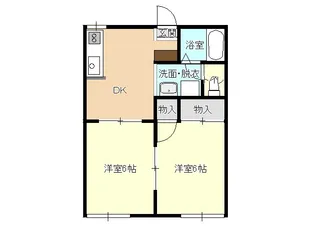 ピュア―ハイム【1階】の間取り