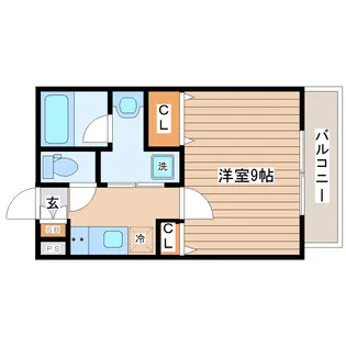 SKY TERRACE MARUSHO【4階】の間取り