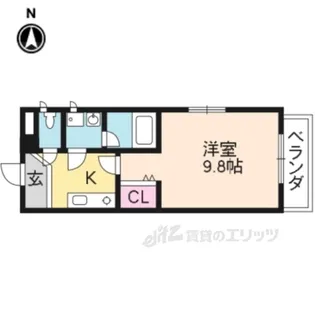 EXCEED西院【2階】の間取り