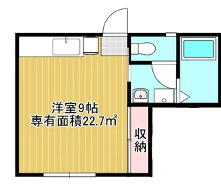 アイランド新治【1階】の間取り