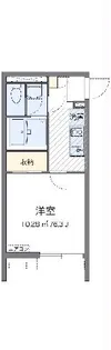 クレイノ栄秋【3階】の間取り