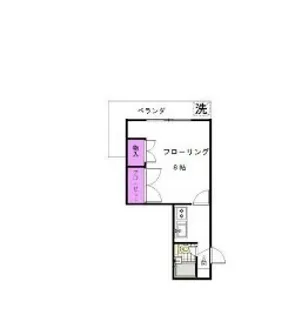 二光ハイツ【7階】の間取り