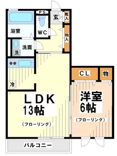 Beaverdam赤堤(ビーバーダム)【3階】の間取り