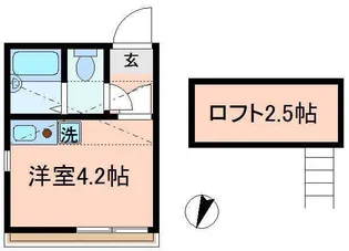 エスポワール西尾久【3階】の間取り