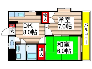中村ビル【5階】の間取り