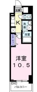 スアヴィス千葉【5階】の間取り
