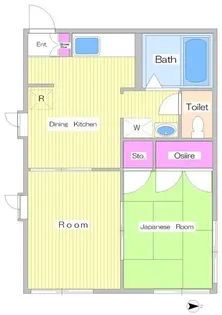 ドミールカズ【1階】の間取り