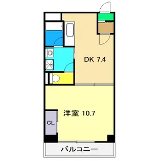 アスターハウス(旭駅前)【2階】の間取り