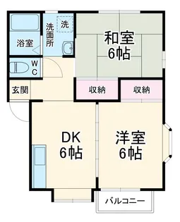 メゾンシューレ【1階】の間取り