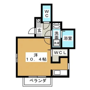Cherim本陣North【2階】の間取り