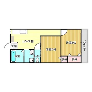第二セイワコート【2階】の間取り