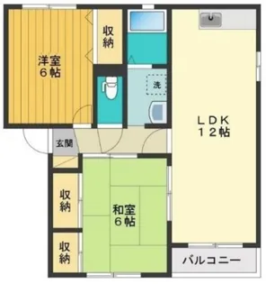 サンビレイ【2階】の間取り