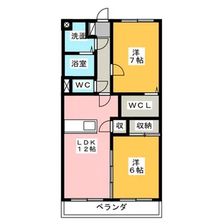 PINE LEAF【3階】の間取り