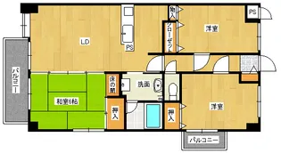 ハイブレスビル【4階】の間取り