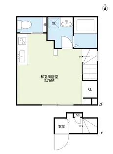 サウスサイド【2階】の間取り