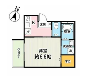 キャメル北越谷6【2階】の間取り