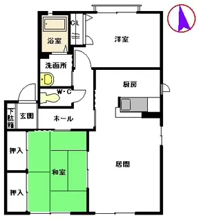 シャーメゾンショップ・シャーメゾン棚林【1階】の間取り