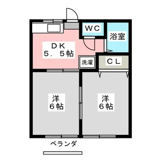 Mieten Lynx【1階】の間取り