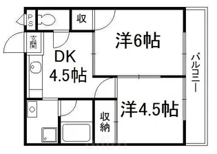 ヴィラトレゾール2【3階】の間取り