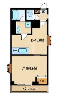 メゾン・エルーセラ【5階】の間取り