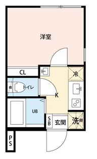 グランクオール川崎【4階】の間取り