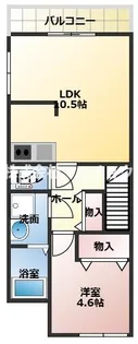 メティーア【2階】の間取り