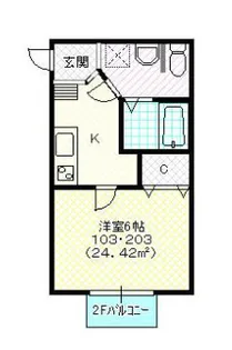 サークルハウス【1階】の間取り