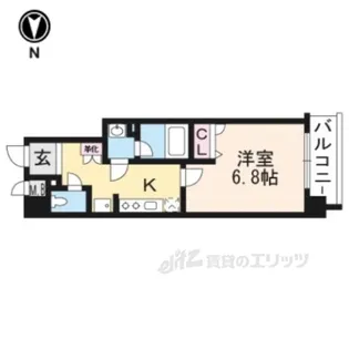 ヴィラ岡崎神宮【3階】の間取り