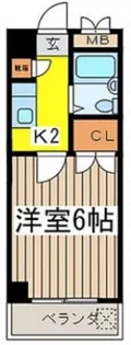 クロノス岩戸【3階】の間取り
