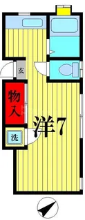 ハイツ山崎【1階】の間取り