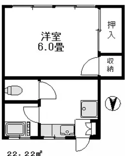 第二喜代美荘【2階】の間取り