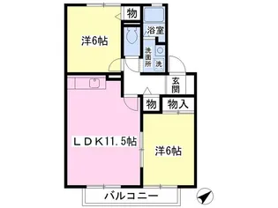 エトワールMII【1階】の間取り