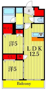 へーベルメゾン西葛西 W【2階】の間取り