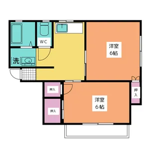 ステラ下恵土【2階】の間取り