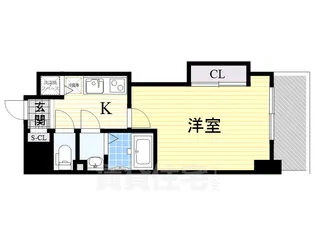 ラグゼ花園【6階】の間取り