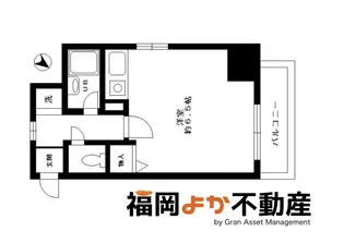 アバンス薬院【4階】の間取り