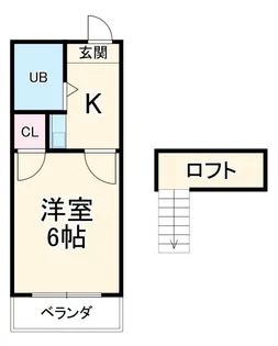 シーズンコート江南駅前【2階】の間取り