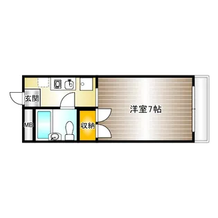 blanche牧野【2階】の間取り