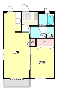 ガーデンコート五番館【2階】の間取り