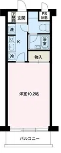 エスエスハイツ市川【4階】の間取り