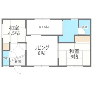 コーポ高杉【1階】の間取り