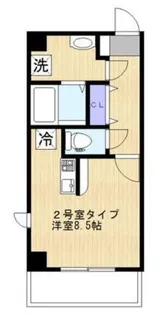 ラヴィエント南千住III【4階】の間取り